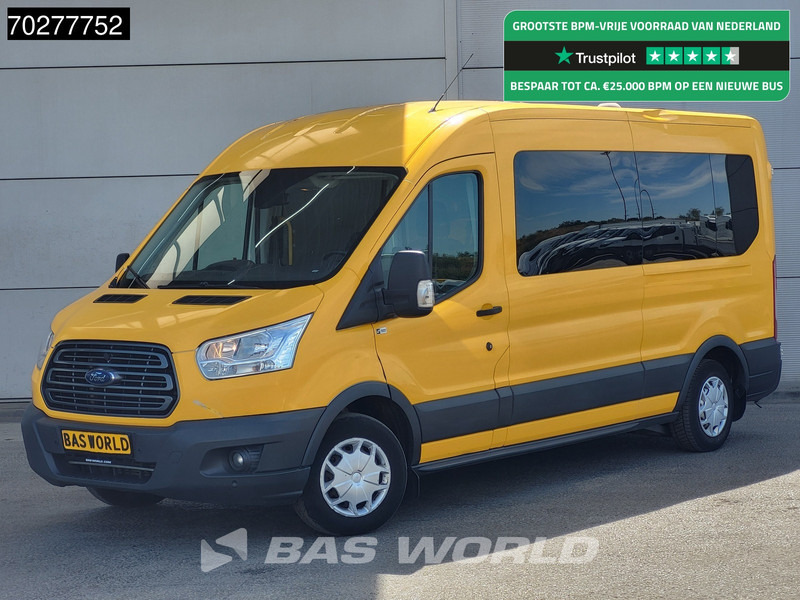 Ford Transit 130pk Personenvervoer Luchtvering Taxi L3H2 Ramp Airco Cruise Parkeersensoren Euro6 Kombi Tourer 9-zitter 9-Sitze 11m3 Airco Cru - Minibus, Furgão de passageiros: foto 1 Ford Transit 130pk Personenvervoer Luchtvering Taxi L3H2 Ramp Airco Cruise Parkeersensoren Euro6 Kombi Tourer 9-zitter 9-Sitze 11m3 Airco Cru - Minibus, Furgão de passageiros: foto 1