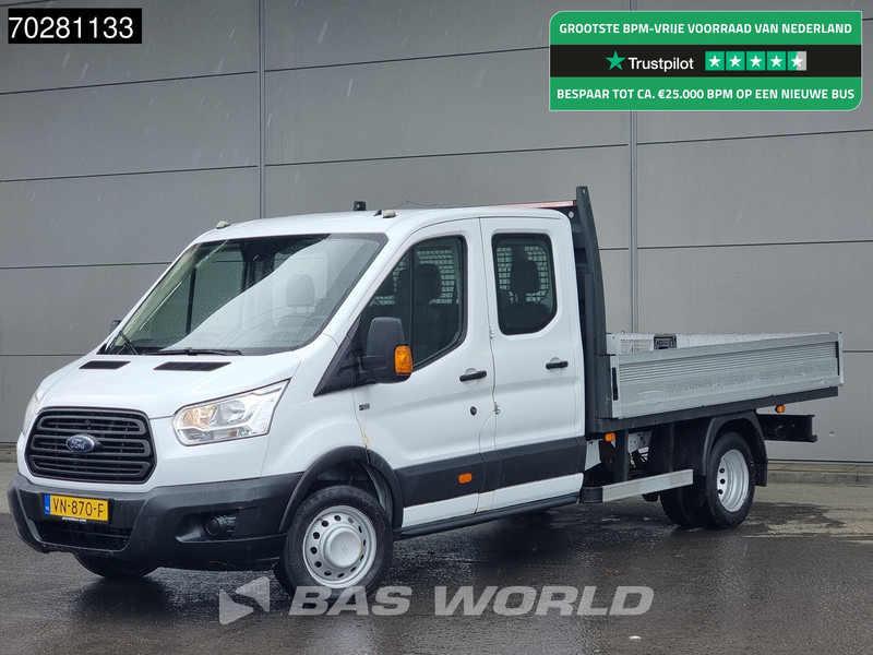 Ford Transit 155PK Open Laadbak Dubbel Cabine Dubbellucht 3,5t Trekhaak Airco Cruise Pritsche Pickup Open Box 2m3 Airco Dubbel cabine Trekhaa - Carrinha de caixa aberta: foto 1 Ford Transit 155PK Open Laadbak Dubbel Cabine Dubbellucht 3,5t Trekhaak Airco Cruise Pritsche Pickup Open Box 2m3 Airco Dubbel cabine Trekhaa - Carrinha de caixa aberta: foto 1