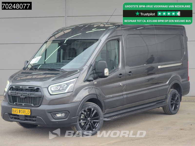 Ford Transit 165pk Automaat Black Edition 2025 model Dubbele schuifdeur L3H2 ACC 360camera Navi CarPlay Xenon Camera 11m3 Airco - Furgão: foto 1 Ford Transit 165pk Automaat Black Edition 2025 model Dubbele schuifdeur L3H2 ACC 360camera Navi CarPlay Xenon Camera 11m3 Airco - Furgão: foto 1