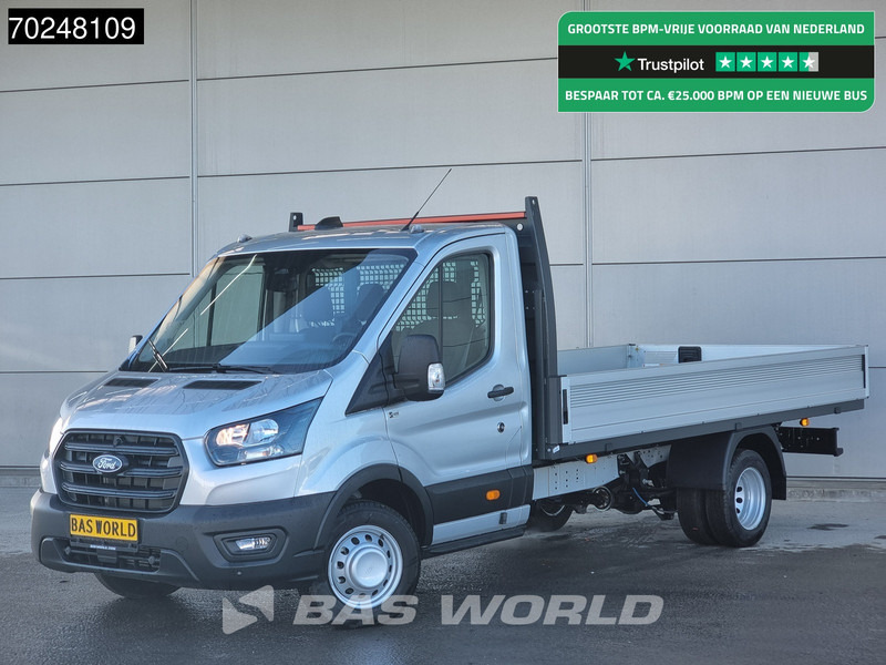 Ford Transit 165pk Open laadbak Dubbellucht Pritsche Trekhaak Airco Cruise Camera 3m3 Airco Trekhaak Cruise control - Carrinha de caixa aberta: foto 1 Ford Transit 165pk Open laadbak Dubbellucht Pritsche Trekhaak Airco Cruise Camera 3m3 Airco Trekhaak Cruise control - Carrinha de caixa aberta: foto 1