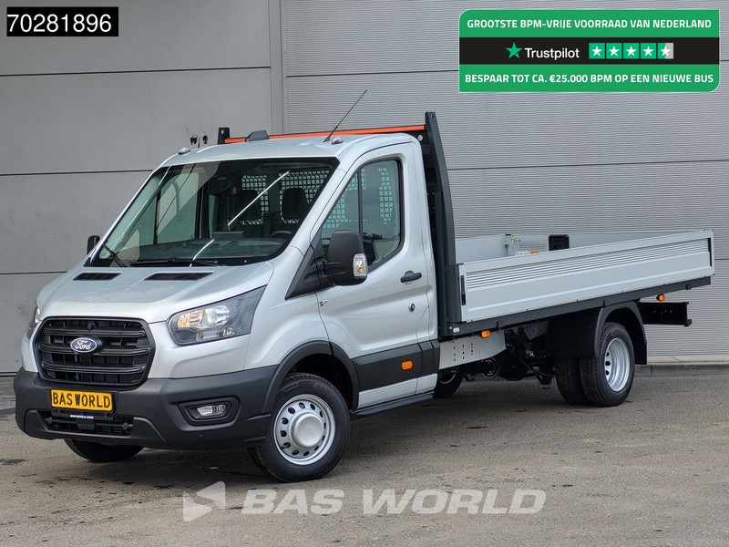 Ford Transit 170pk Open Laadbak 3,5t Trekhaak Airco Cruise Camera Parkeersensoren Euro6 Pritsche Open Box Airco Trekhaak Cruise control - Carrinha de caixa aberta: foto 1 Ford Transit 170pk Open Laadbak 3,5t Trekhaak Airco Cruise Camera Parkeersensoren Euro6 Pritsche Open Box Airco Trekhaak Cruise control - Carrinha de caixa aberta: foto 1