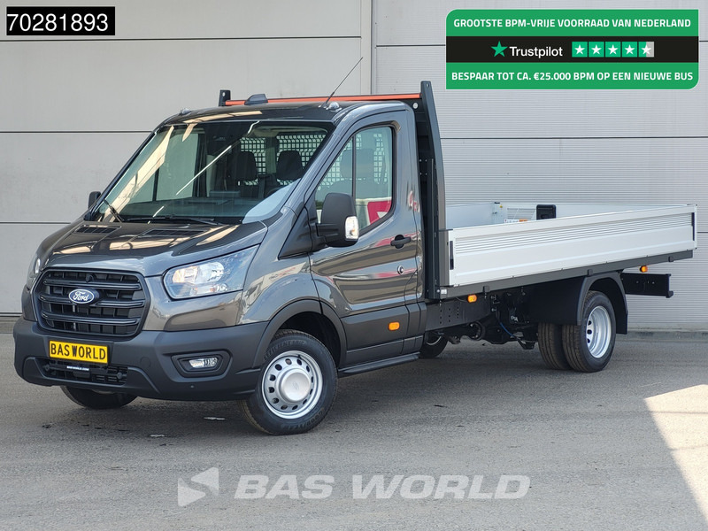 Ford Transit 170pk Open Laadbak Dubbellucht 3,5t Trekhaak Airco Cruise Camera Euro6 Pritsche Pickup Open Box Airco Trekhaak Cruise control - Carrinha de caixa aberta: foto 1 Ford Transit 170pk Open Laadbak Dubbellucht 3,5t Trekhaak Airco Cruise Camera Euro6 Pritsche Pickup Open Box Airco Trekhaak Cruise control - Carrinha de caixa aberta: foto 1