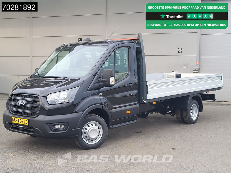 Ford Transit 170pk Open Laadbak Dubbellucht 3,5t Trekhaak Airco Cruise Camera SYNC4 scherm Euro6 Pritsche Pickup Open Box Airco Trekhaak Crui - Carrinha de caixa aberta: foto 1 Ford Transit 170pk Open Laadbak Dubbellucht 3,5t Trekhaak Airco Cruise Camera SYNC4 scherm Euro6 Pritsche Pickup Open Box Airco Trekhaak Crui - Carrinha de caixa aberta: foto 1