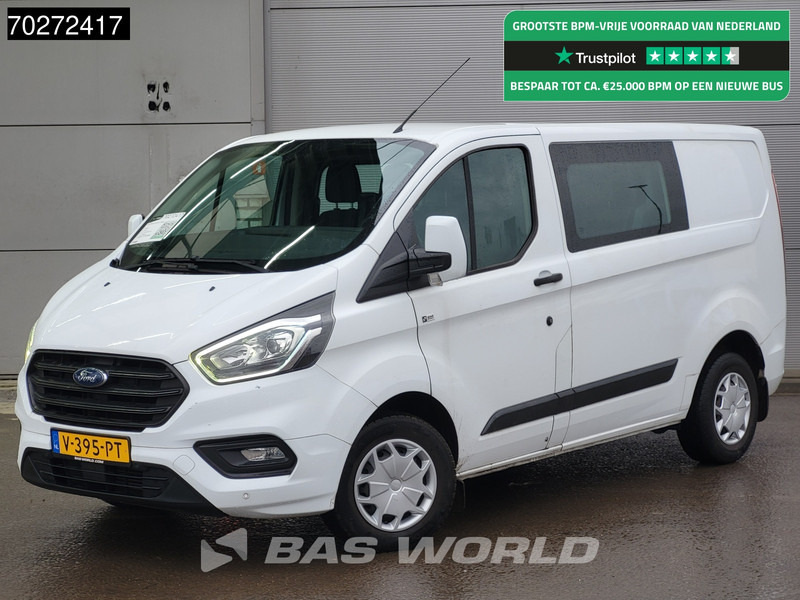 Ford Transit Custom 105pk Dubbel Cabine Euro6 LED L1H1 Trekhaak Airco Cruise Parkeersensoren L1 DC Doka Mixto 4m3 Airco Dubbel cabine Trekhaak Cruis - Furgão compacto: foto 1 Ford Transit Custom 105pk Dubbel Cabine Euro6 LED L1H1 Trekhaak Airco Cruise Parkeersensoren L1 DC Doka Mixto 4m3 Airco Dubbel cabine Trekhaak Cruis - Furgão compacto: foto 1