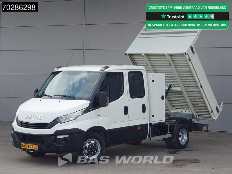 Iveco Daily 35C12 Open Laadbak met Kist Dubbel Cabine Dubbellucht 3,5t Trekhaak Airco Cruise Euro6 Pritsche Pickup Open Box 2m3 Airco Trekha - Carrinha de caixa aberta: foto 1 Iveco Daily 35C12 Open Laadbak met Kist Dubbel Cabine Dubbellucht 3,5t Trekhaak Airco Cruise Euro6 Pritsche Pickup Open Box 2m3 Airco Trekha - Carrinha de caixa aberta: foto 1