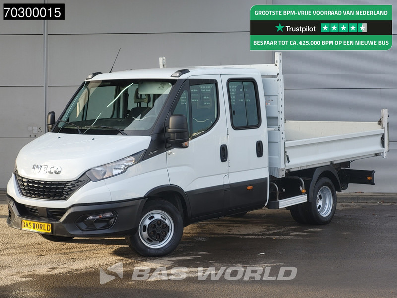 Iveco Daily 35C14 Dubbel Cabine Kipper Dubbellucht 3,5t Trekhaak Airco Cruise Euro6 Tipper Benne Kieper Airco Trekhaak Cruise control - Carrinha basculante: foto 1 Iveco Daily 35C14 Dubbel Cabine Kipper Dubbellucht 3,5t Trekhaak Airco Cruise Euro6 Tipper Benne Kieper Airco Trekhaak Cruise control - Carrinha basculante: foto 1