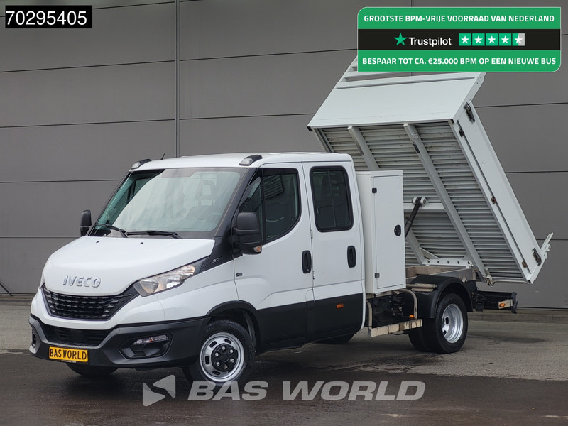 Iveco Daily 35C14 Kipper met Kist Dubbel Cabine Dubbellucht 3,5t Trekhaak Airco Cruise Euro6 Kieper Tipper Benne Airco Trekhaak Cruise contr - Carrinha basculante: foto 1 Iveco Daily 35C14 Kipper met Kist Dubbel Cabine Dubbellucht 3,5t Trekhaak Airco Cruise Euro6 Kieper Tipper Benne Airco Trekhaak Cruise contr - Carrinha basculante: foto 1
