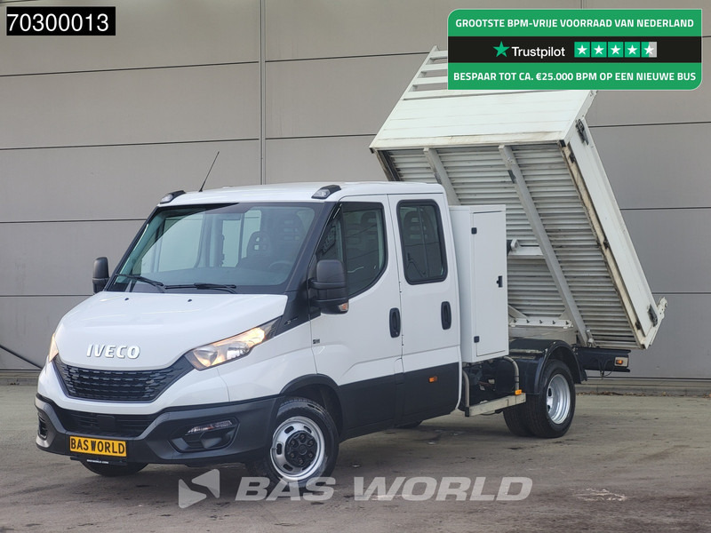 Iveco Daily 35C14 Kipper met Kist Dubbel Cabine Dubbellucht 3,5t Trekhaak Airco Cruise Euro6 Kieper Tipper Benne Airco Trekhaak Cruise contr - Carrinha basculante: foto 1 Iveco Daily 35C14 Kipper met Kist Dubbel Cabine Dubbellucht 3,5t Trekhaak Airco Cruise Euro6 Kieper Tipper Benne Airco Trekhaak Cruise contr - Carrinha basculante: foto 1