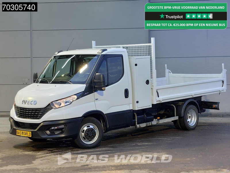 Iveco Daily 35C14 Kipper met Kist Dubbellucht 3,5t Trekhaak Airco Cruise Euro6 Tipper Benne Kieper Airco Trekhaak Cruise control - Carrinha basculante: foto 1 Iveco Daily 35C14 Kipper met Kist Dubbellucht 3,5t Trekhaak Airco Cruise Euro6 Tipper Benne Kieper Airco Trekhaak Cruise control - Carrinha basculante: foto 1
