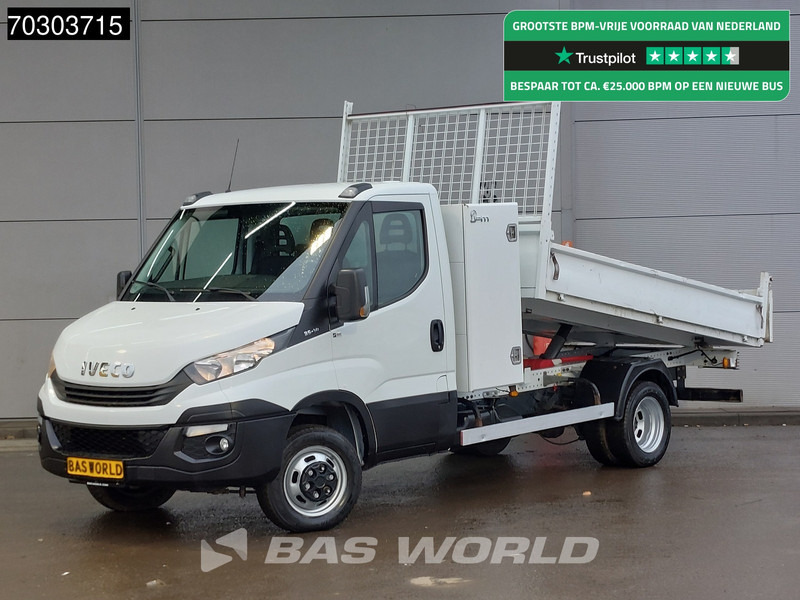 Iveco Daily 35C14 Kipper met Kist Dubbellucht 3,5t Trekhaak Cruise Euro6 Tipper Benne Kieper Trekhaak Cruise control - Carrinha basculante: foto 1 Iveco Daily 35C14 Kipper met Kist Dubbellucht 3,5t Trekhaak Cruise Euro6 Tipper Benne Kieper Trekhaak Cruise control - Carrinha basculante: foto 1