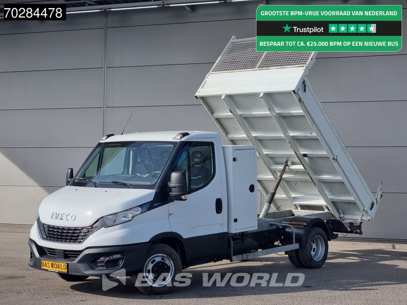 Iveco Daily 35C14 Open Laadbak met Kist Dubbellucht 3,5t Trekhaak Airco Cruise Euro6 Pritsche Pickup Open Box Airco Trekhaak Cruise control - Carrinha de caixa aberta: foto 1 Iveco Daily 35C14 Open Laadbak met Kist Dubbellucht 3,5t Trekhaak Airco Cruise Euro6 Pritsche Pickup Open Box Airco Trekhaak Cruise control - Carrinha de caixa aberta: foto 1