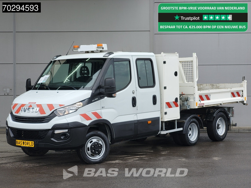 Iveco Daily 35C15 3.0L Kipper met Kist Maxicargo Airco Cruise Camera Euro6 Tipper Benne Kieper 2m3 Airco Dubbel cabine Cruise control - Carrinha basculante: foto 1 Iveco Daily 35C15 3.0L Kipper met Kist Maxicargo Airco Cruise Camera Euro6 Tipper Benne Kieper 2m3 Airco Dubbel cabine Cruise control - Carrinha basculante: foto 1