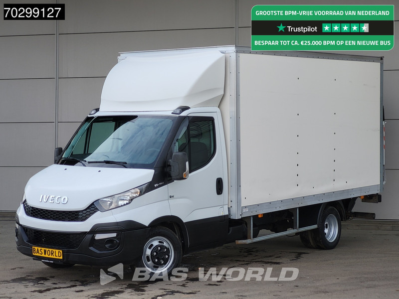 Iveco Daily 35C15 3.0L Laadklep Dubbellucht 150PK Airco Cruise Euro6 Meubelbak Koffer Airco Cruise control - Carrinha de contentor: foto 1 Iveco Daily 35C15 3.0L Laadklep Dubbellucht 150PK Airco Cruise Euro6 Meubelbak Koffer Airco Cruise control - Carrinha de contentor: foto 1
