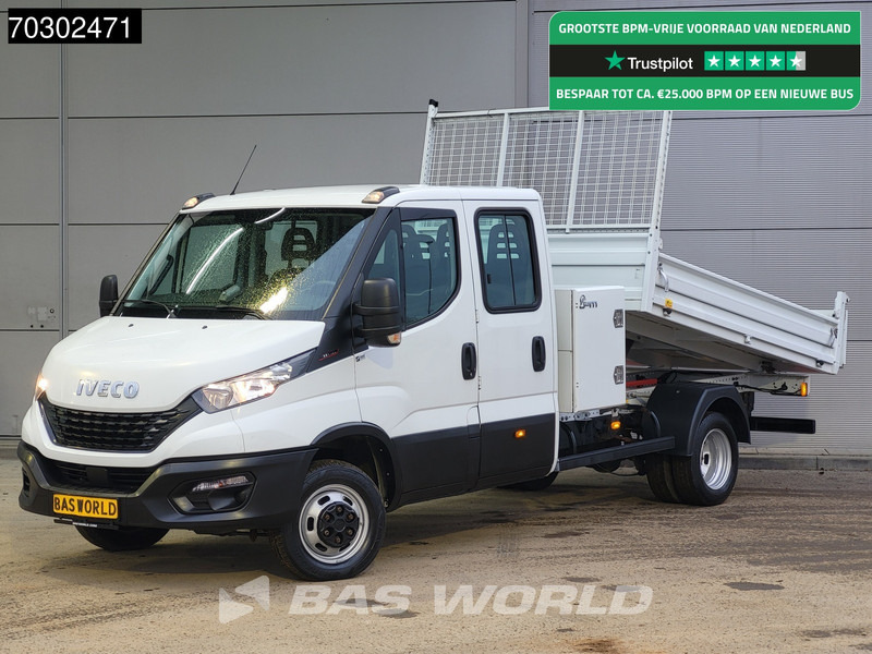 Iveco Daily 35C16 3.0L Kipper met Kist Dubbel Cabine Dubbellucht 3,5t Trekhaak 160PK Airco Cruise Euro6 Tipper Benne Kieper Airco Trekhaak C - Carrinha basculante: foto 1 Iveco Daily 35C16 3.0L Kipper met Kist Dubbel Cabine Dubbellucht 3,5t Trekhaak 160PK Airco Cruise Euro6 Tipper Benne Kieper Airco Trekhaak C - Carrinha basculante: foto 1