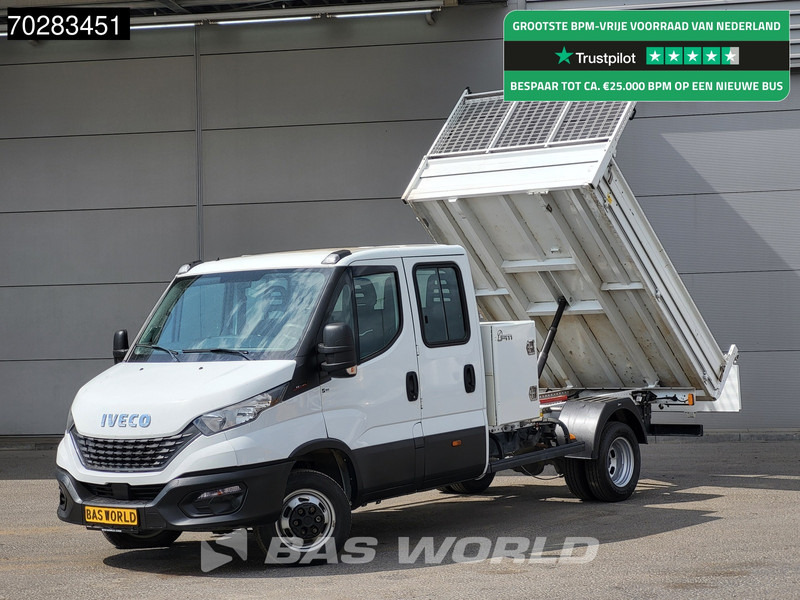 Carrinha basculante Iveco Daily 35C16 3.0L Kipper met Kist Dubbel Cabine Dubbellucht 3,5t Trekhaak Airco Cruise Euro6 Kieper Tipper Benne Airco Trekhaak Cruise: foto 1