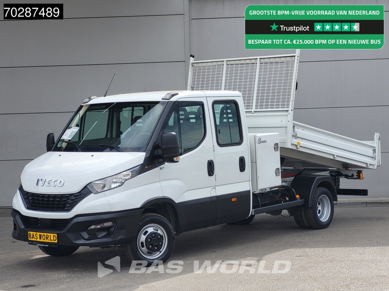 Iveco Daily 35C16 3.0L Kipper met Kist Dubbel Cabine Dubbellucht 3,5t Trekhaak Airco Cruise Euro6 Tipper Benne Kieper 2m3 Airco Trekhaak Cru - Carrinha basculante: foto 1 Iveco Daily 35C16 3.0L Kipper met Kist Dubbel Cabine Dubbellucht 3,5t Trekhaak Airco Cruise Euro6 Tipper Benne Kieper 2m3 Airco Trekhaak Cru - Carrinha basculante: foto 1