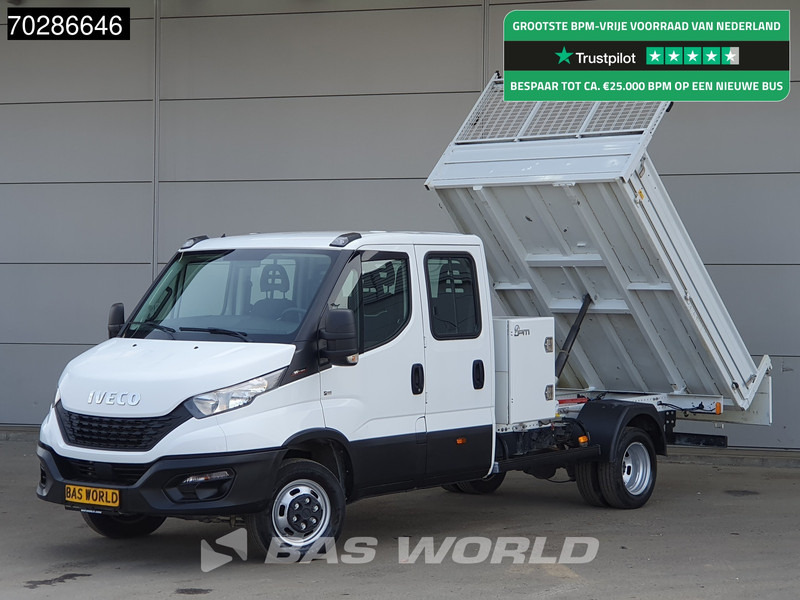 Iveco Daily 35C16 3.0L Open Laadbak met Kist Dubbel Cabine Dubbellucht 3,5t Trekhaak Airco Cruise Euro6 Pritsche Pickup Open Box Airco Trekh - Carrinha de caixa aberta: foto 1 Iveco Daily 35C16 3.0L Open Laadbak met Kist Dubbel Cabine Dubbellucht 3,5t Trekhaak Airco Cruise Euro6 Pritsche Pickup Open Box Airco Trekh - Carrinha de caixa aberta: foto 1