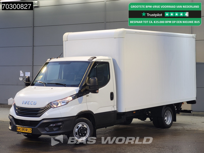 Iveco Daily 35C16 Laadklep Dubbellucht 160PK Bakwagen Airco Euro6 Meubelbak Koffer Airco - Carrinha de contentor: foto 1 Iveco Daily 35C16 Laadklep Dubbellucht 160PK Bakwagen Airco Euro6 Meubelbak Koffer Airco - Carrinha de contentor: foto 1