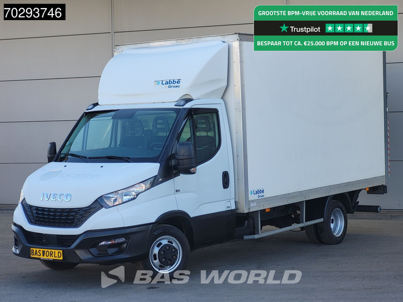 Iveco Daily 35C16 Laadklep Dubbellucht Bakwagen 160PK Airco Cruise Euro6 Meubelbak Koffer 19m3 Airco Cruise control - Carrinha de contentor: foto 1 Iveco Daily 35C16 Laadklep Dubbellucht Bakwagen 160PK Airco Cruise Euro6 Meubelbak Koffer 19m3 Airco Cruise control - Carrinha de contentor: foto 1