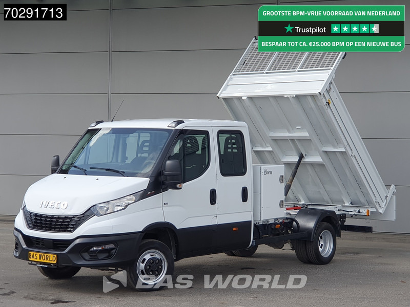 Iveco Daily 35C16 Open Laadbak met Kist Dubbel Cabine Dubbellucht 3,5t Trekhaak Airco Cruise Euro6 Pritsche Pickup Open Box 2m3 Airco Trekha - Carrinha de caixa aberta: foto 1 Iveco Daily 35C16 Open Laadbak met Kist Dubbel Cabine Dubbellucht 3,5t Trekhaak Airco Cruise Euro6 Pritsche Pickup Open Box 2m3 Airco Trekha - Carrinha de caixa aberta: foto 1