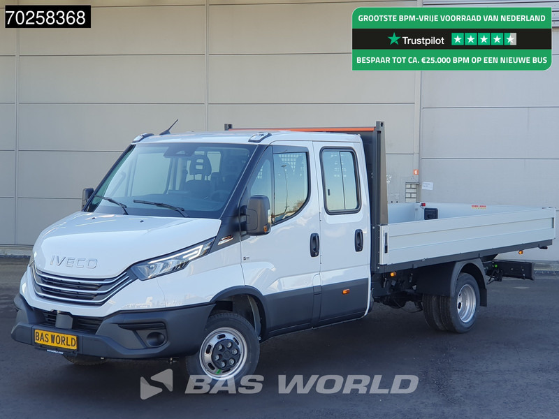 Iveco Daily 35C21 3.0L Automaat 210PK 2025-Model Open laadbak Dubbel Cabine Dubbellucht CarPlay ACC LED 3,5T Trekvermogen Euro6 Pritsche Pic - Carrinha de caixa aberta: foto 1 Iveco Daily 35C21 3.0L Automaat 210PK 2025-Model Open laadbak Dubbel Cabine Dubbellucht CarPlay ACC LED 3,5T Trekvermogen Euro6 Pritsche Pic - Carrinha de caixa aberta: foto 1