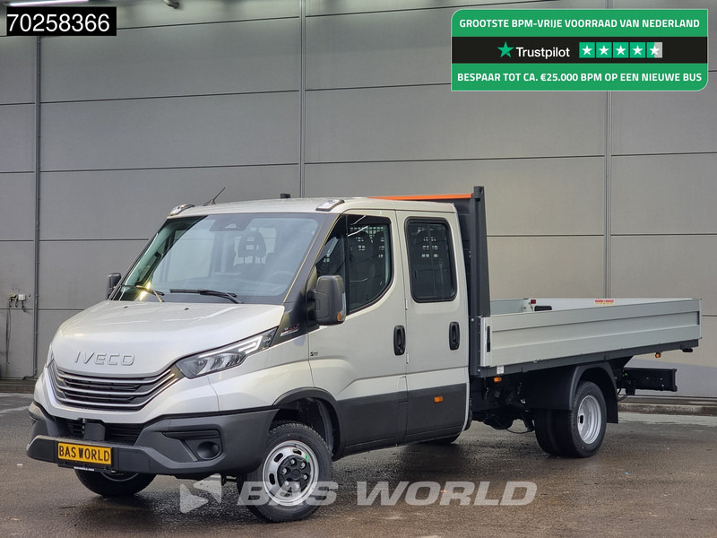 Iveco Daily 35C21 3.0L Automaat 210PK 2025-Model Open laadbak Dubbel Cabine Dubbellucht CarPlay ACC LED 3,5T Trekvermogen Euro6 Pritsche Pic - Carrinha de caixa aberta: foto 1 Iveco Daily 35C21 3.0L Automaat 210PK 2025-Model Open laadbak Dubbel Cabine Dubbellucht CarPlay ACC LED 3,5T Trekvermogen Euro6 Pritsche Pic - Carrinha de caixa aberta: foto 1