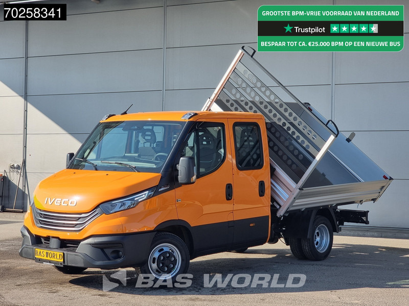 Iveco Daily 35C21 3-Zijdige Kipper Dubbel Cabine 210PK 3.0L Dubbellucht 3,5t Trekhaak ACC Airco LED Camera CarPlay Euro6 Tipper Benne Kieper - Carrinha basculante: foto 1 Iveco Daily 35C21 3-Zijdige Kipper Dubbel Cabine 210PK 3.0L Dubbellucht 3,5t Trekhaak ACC Airco LED Camera CarPlay Euro6 Tipper Benne Kieper - Carrinha basculante: foto 1