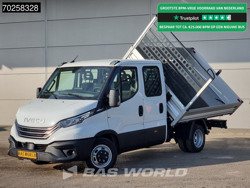 Iveco Daily 35C21 3 zijdige Kipper Dubbel Cabine 210PK 3.0L Dubbellucht Airco Cruise LED Camera Tipper Benne Kieper 2m3 Airco Trekhaak - Carrinha basculante: foto 1 Iveco Daily 35C21 3 zijdige Kipper Dubbel Cabine 210PK 3.0L Dubbellucht Airco Cruise LED Camera Tipper Benne Kieper 2m3 Airco Trekhaak - Carrinha basculante: foto 1