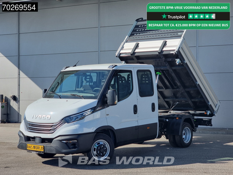 Iveco Daily 35C21 3 zijdige Kipper Dubbel Cabine 210PK 3.0L Dubbellucht Airco Cruise LED Camera Tipper Benne Kieper 2m3 Airco Trekhaak - Carrinha basculante: foto 1 Iveco Daily 35C21 3 zijdige Kipper Dubbel Cabine 210PK 3.0L Dubbellucht Airco Cruise LED Camera Tipper Benne Kieper 2m3 Airco Trekhaak - Carrinha basculante: foto 1