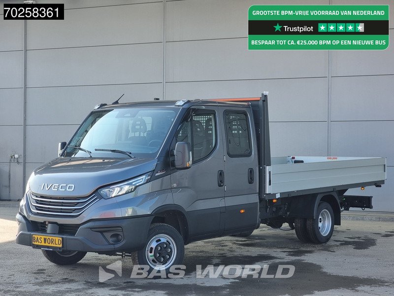 Iveco Daily 35C21 Automaat 2025model Open laadbak Dubbel Cabine CarPlay ACC LED 3,5T Trekvermogen Pritsche Pickup Airco Dubbel cabine - Carrinha de caixa aberta: foto 1 Iveco Daily 35C21 Automaat 2025model Open laadbak Dubbel Cabine CarPlay ACC LED 3,5T Trekvermogen Pritsche Pickup Airco Dubbel cabine - Carrinha de caixa aberta: foto 1