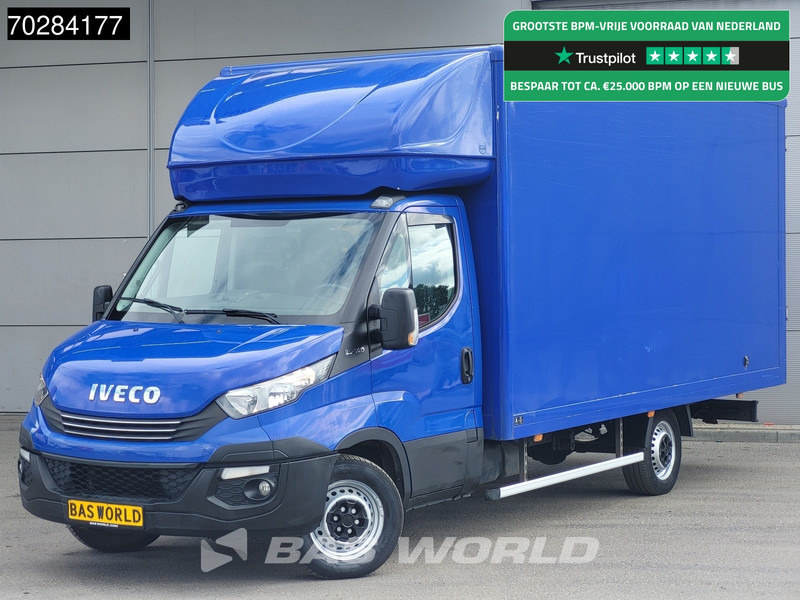 Iveco Daily 35S14 Automaat Bakwagen Achterdeuren 488cm lang! Airco Cruise Camera Euro6 Meubelbak Koffer 24m3 Airco Cruise control - Carrinha de contentor: foto 1 Iveco Daily 35S14 Automaat Bakwagen Achterdeuren 488cm lang! Airco Cruise Camera Euro6 Meubelbak Koffer 24m3 Airco Cruise control - Carrinha de contentor: foto 1
