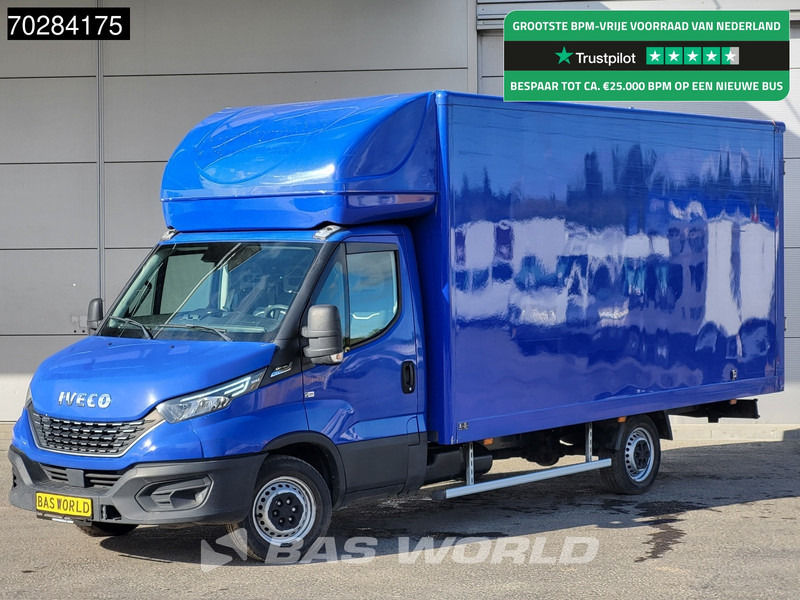 Iveco Daily 35S14 Automaat Bakwagen Achterdeuren 488cm lang! Airco Cruise Euro6 Meubelbak Koffer 23m3 Airco Cruise control - Carrinha de contentor: foto 1 Iveco Daily 35S14 Automaat Bakwagen Achterdeuren 488cm lang! Airco Cruise Euro6 Meubelbak Koffer 23m3 Airco Cruise control - Carrinha de contentor: foto 1