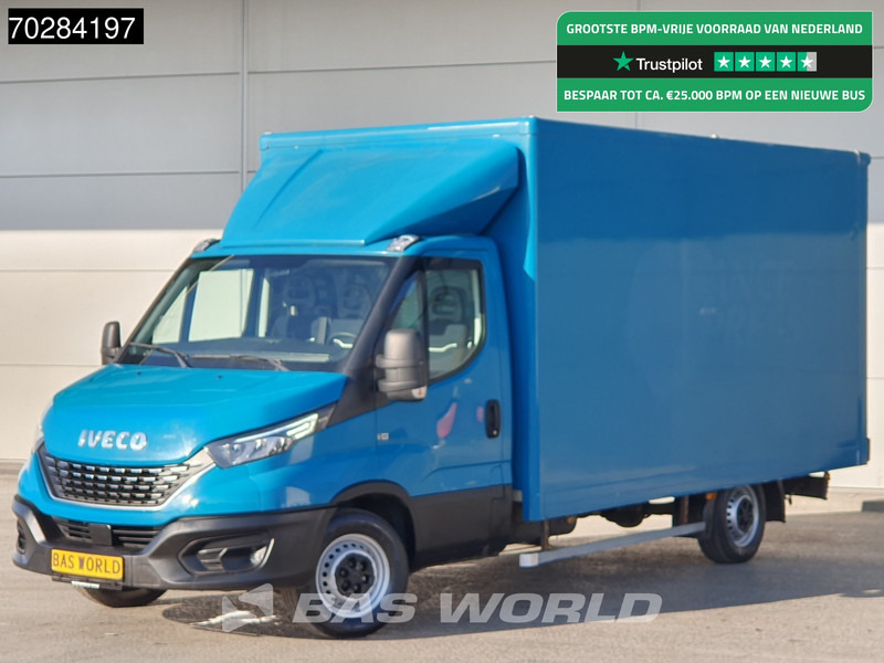 Carrinha de contentor Iveco Daily 35S14 Automaat Zijdeur Bakwagen LED Airco Cruise Euro6 Meubelbak Koffer 20m3 Airco Cruise control: foto 1