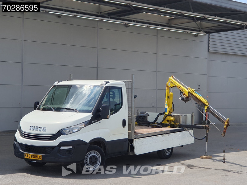 Iveco Daily 35S14 Kraanwagen Open Laadbak Hyva HA15 Euro6 3,5t Trekhaak Crane Kranwagen Kraan Pritsche Pickup Open Box Trekhaak - Carrinha de caixa aberta: foto 5 Iveco Daily 35S14 Kraanwagen Open Laadbak Hyva HA15 Euro6 3,5t Trekhaak Crane Kranwagen Kraan Pritsche Pickup Open Box Trekhaak - Carrinha de caixa aberta: foto 5