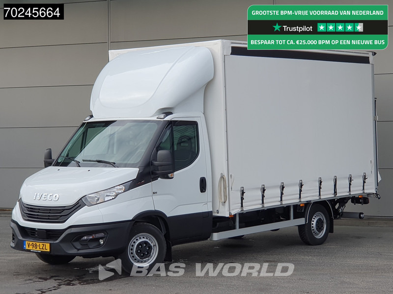 Iveco Daily 35S18 3.0L Laadklep 180PK Schuifzeilen Airco Cruise Bakwagen Euro6 Meubelbak Zeilenwagen Schuifzeil Plane 22m3 Airco Cruise cont - Carrinha de lona: foto 1 Iveco Daily 35S18 3.0L Laadklep 180PK Schuifzeilen Airco Cruise Bakwagen Euro6 Meubelbak Zeilenwagen Schuifzeil Plane 22m3 Airco Cruise cont - Carrinha de lona: foto 1