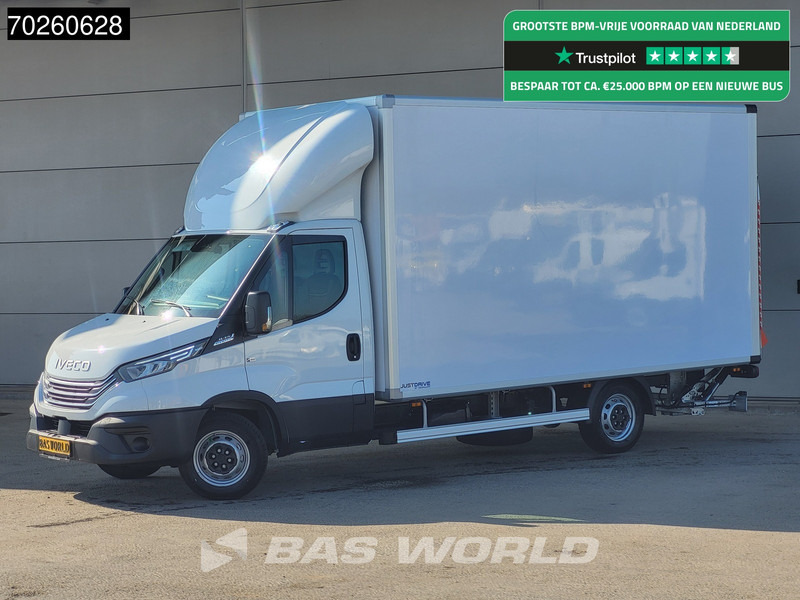 Iveco Daily 35S21 3.0L Automaat NIEUW MODEL Laadklep ACC CarPlay Zijdeur Bakwagen Meubelbak Koffer Airco - Carrinha de contentor: foto 1 Iveco Daily 35S21 3.0L Automaat NIEUW MODEL Laadklep ACC CarPlay Zijdeur Bakwagen Meubelbak Koffer Airco - Carrinha de contentor: foto 1