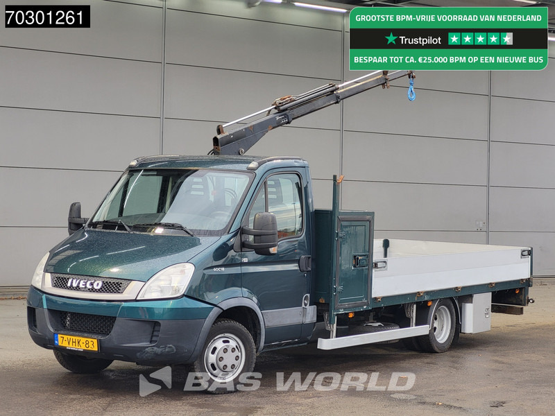 Iveco Daily 40C18 3.0L Kraanwagen Open Laadbak Hyya 017T 1320KG 3,5t Trekhaak Airco 180PK Kraan Cran Kranwagen Crane Pritsche Pickup Open Bo - Carrinha de caixa aberta: foto 1 Iveco Daily 40C18 3.0L Kraanwagen Open Laadbak Hyya 017T 1320KG 3,5t Trekhaak Airco 180PK Kraan Cran Kranwagen Crane Pritsche Pickup Open Bo - Carrinha de caixa aberta: foto 1