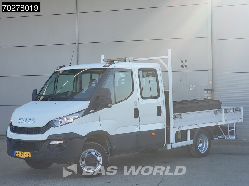 Iveco Daily 50C17 3.0L Automaat DC Open laadbak Kraan Hiab 017T-2 Airco APK 10-2025 Pickup Crane Kraanwagen Pritsche Airco Dubbel cabine - Carrinha de caixa aberta: foto 5 Iveco Daily 50C17 3.0L Automaat DC Open laadbak Kraan Hiab 017T-2 Airco APK 10-2025 Pickup Crane Kraanwagen Pritsche Airco Dubbel cabine - Carrinha de caixa aberta: foto 5