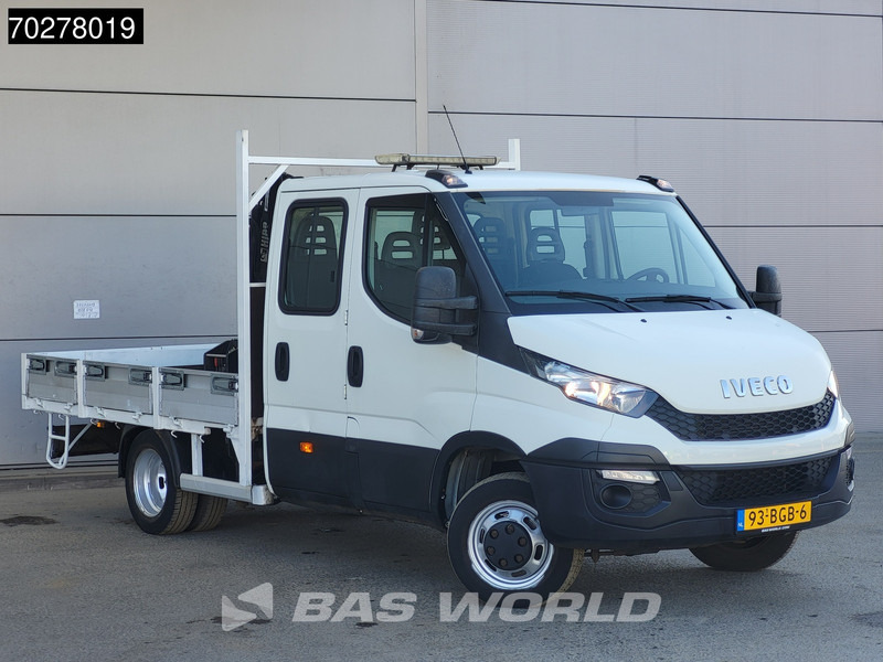 Iveco Daily 50C17 3.0L Automaat DC Open laadbak Kraan Hiab 017T-2 Airco APK 10-2025 Pickup Crane Kraanwagen Pritsche Airco Dubbel cabine - Carrinha de caixa aberta: foto 3 Iveco Daily 50C17 3.0L Automaat DC Open laadbak Kraan Hiab 017T-2 Airco APK 10-2025 Pickup Crane Kraanwagen Pritsche Airco Dubbel cabine - Carrinha de caixa aberta: foto 3