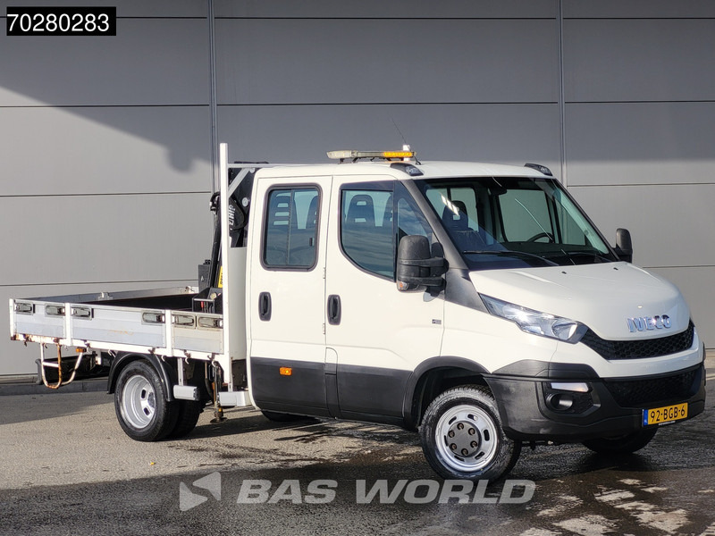 Iveco Daily 50C17 3,0L Automaat HIAB 017T-2 DC Open laadbak Dubbellucht Airco Euro6 Pickup Crane Kraanwagen Pritsche Airco Dubbel cabine - Carrinha de caixa aberta: foto 3 Iveco Daily 50C17 3,0L Automaat HIAB 017T-2 DC Open laadbak Dubbellucht Airco Euro6 Pickup Crane Kraanwagen Pritsche Airco Dubbel cabine - Carrinha de caixa aberta: foto 3