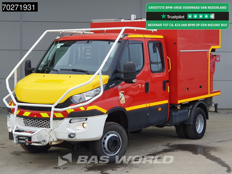 Iveco Daily 70C17 4x4 Achleitner Firetruck Brandweerwagen AWD Allrad Camper 1200liter Airco Dubbel cabine Trekhaak Cruise control - Ambulância: foto 1 Iveco Daily 70C17 4x4 Achleitner Firetruck Brandweerwagen AWD Allrad Camper 1200liter Airco Dubbel cabine Trekhaak Cruise control - Ambulância: foto 1