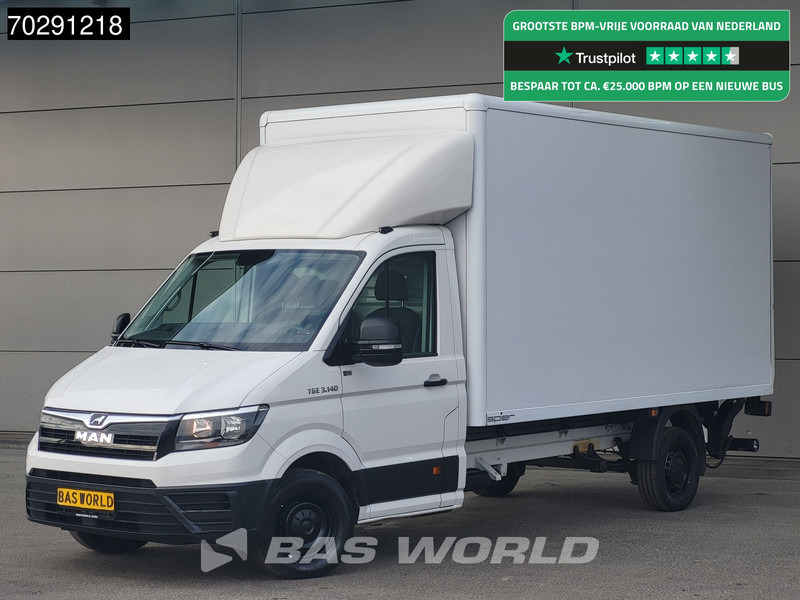 MAN TGE 3.140 Laadklep Automaat Bakwagen Airco Cruise Camera Euro6 Meubelbak Koffer 20m3 Airco Cruise control - Carrinha de contentor: foto 1 MAN TGE 3.140 Laadklep Automaat Bakwagen Airco Cruise Camera Euro6 Meubelbak Koffer 20m3 Airco Cruise control - Carrinha de contentor: foto 1
