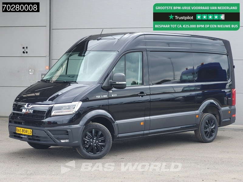 MAN TGE 3.180 4x4 Automaat 2025 Facelift L3H3 LED ACC Navi Airco Cruise Camera Parkeersensoren L2H2 Allrad 4WD 12m3 Airco - Furgão: foto 1 MAN TGE 3.180 4x4 Automaat 2025 Facelift L3H3 LED ACC Navi Airco Cruise Camera Parkeersensoren L2H2 Allrad 4WD 12m3 Airco - Furgão: foto 1
