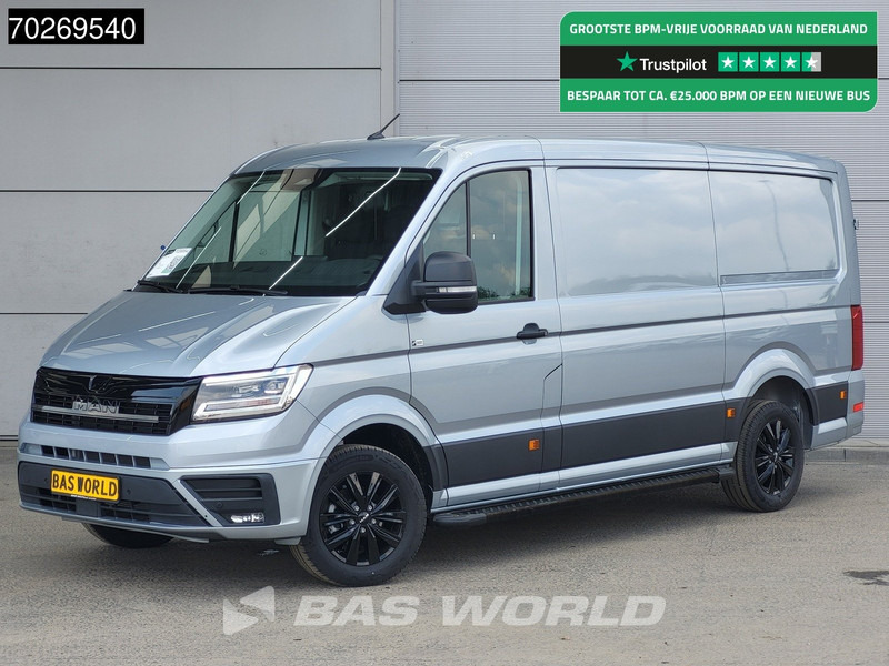 MAN TGE 3.180 Automaat 2025 Black Edition model Facelift L3H2 Navi CarPlay Camera L2H1 10m3 Airco Cruise control - Furgão: foto 1 MAN TGE 3.180 Automaat 2025 Black Edition model Facelift L3H2 Navi CarPlay Camera L2H1 10m3 Airco Cruise control - Furgão: foto 1