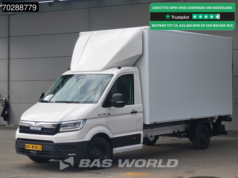 MAN TGE 3.180 Automaat Laadklep Bakwagen 2025 Facelift Navi LED Airco Cruise Euro6 Meubelbak Koffer 21m3 Airco Cruise control - Carrinha de contentor: foto 1 MAN TGE 3.180 Automaat Laadklep Bakwagen 2025 Facelift Navi LED Airco Cruise Euro6 Meubelbak Koffer 21m3 Airco Cruise control - Carrinha de contentor: foto 1