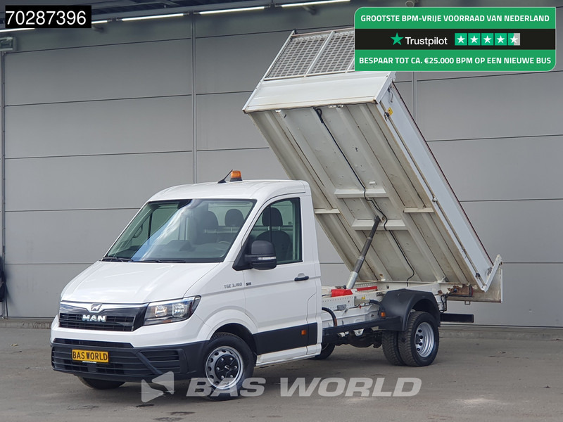 MAN TGE 3.180 Kipper Dubbellucht 3,5t Trekhaak Airco Cruise Euro6 Tipper Benne Kieper 2m3 Airco Trekhaak Cruise control - Carrinha basculante: foto 1 MAN TGE 3.180 Kipper Dubbellucht 3,5t Trekhaak Airco Cruise Euro6 Tipper Benne Kieper 2m3 Airco Trekhaak Cruise control - Carrinha basculante: foto 1