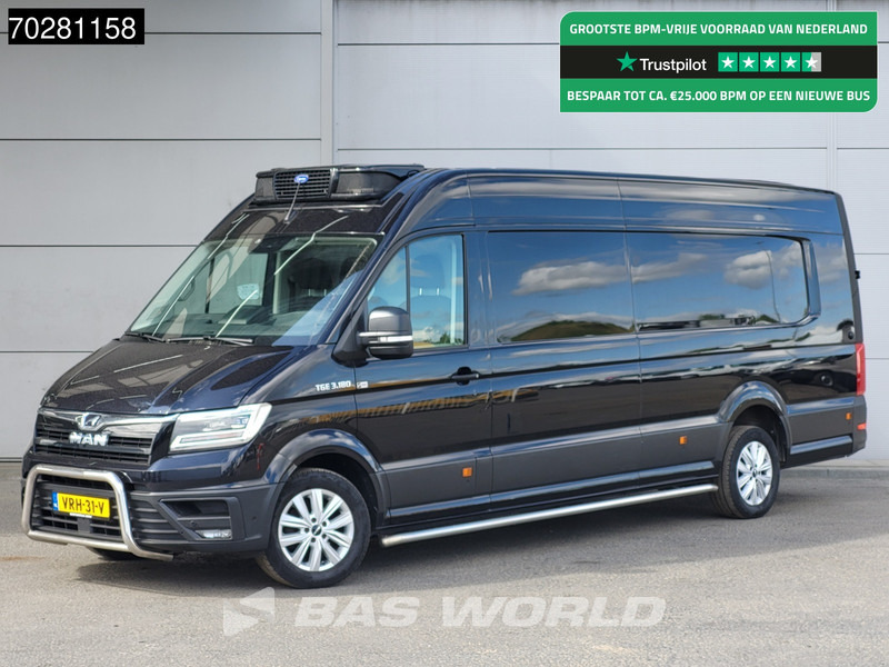 Carrinha frigorífica MAN TGE 3.180 Koelwagen Bi-Temp Vriezer Automaat Carrier Pulsor 400mt 230V stekker Trekhaak ACC LED Navi Airco Camera Parkeersensoren Koel Koe: foto 1