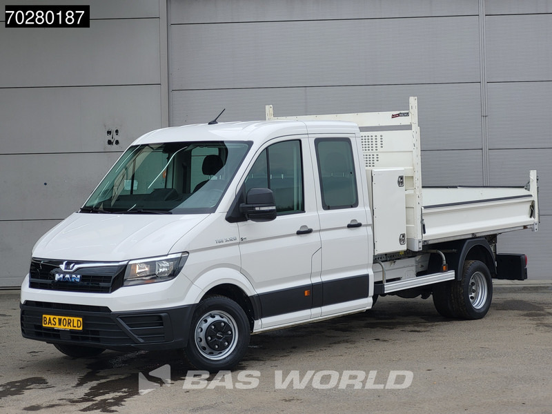 MAN TGE 5.120 Kipper met Kist Dubbel Cabine Dubbellucht 3,5t Trekhaak Navi Airco Cruise Euro6 Tipper Kipper Benne Airco Dubbel cabine Trekhaak - Carrinha basculante: foto 3 MAN TGE 5.120 Kipper met Kist Dubbel Cabine Dubbellucht 3,5t Trekhaak Navi Airco Cruise Euro6 Tipper Kipper Benne Airco Dubbel cabine Trekhaak - Carrinha basculante: foto 3