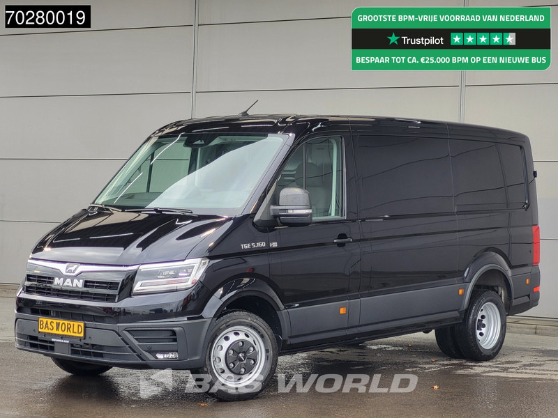 MAN TGE 5.160 Uniek! Dubbellucht 2025-Model Automaat L3H2 Laag Dak ACC Navi LED Airco Camera Parkeersensoren CarPlay Euro6 L2H1 Airco - Furgão: foto 1 MAN TGE 5.160 Uniek! Dubbellucht 2025-Model Automaat L3H2 Laag Dak ACC Navi LED Airco Camera Parkeersensoren CarPlay Euro6 L2H1 Airco - Furgão: foto 1