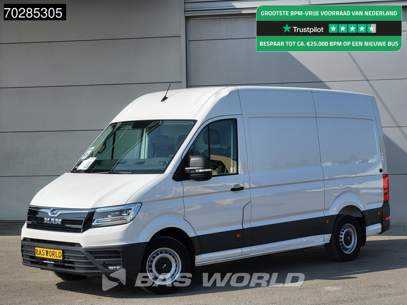 MAN TGE Elektrisch 115km WLTP 36kWh L3H3 Automaat LED Navi Airco Cruise Camera Parkeersensoren L2H2 8m3 Airco Cruise control - Furgão, Carrinha elétrica: foto 1 MAN TGE Elektrisch 115km WLTP 36kWh L3H3 Automaat LED Navi Airco Cruise Camera Parkeersensoren L2H2 8m3 Airco Cruise control - Furgão, Carrinha elétrica: foto 1